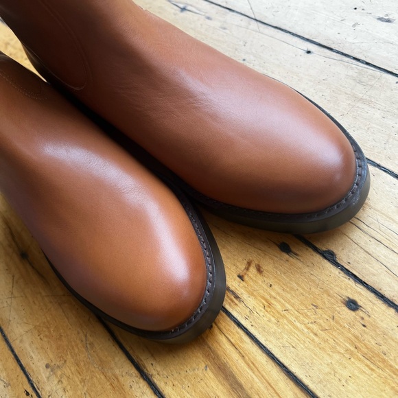 NWOT J.Crew Leather Over-The-Knee Riding Boots - Picture 6 of 8